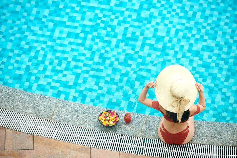 protect hair in the sun