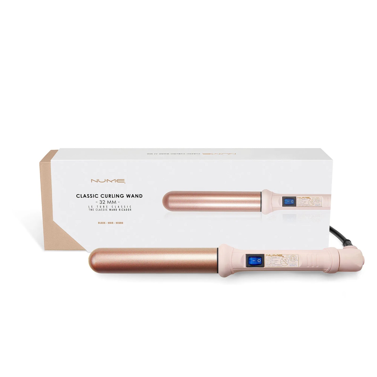 Classic Curling Wand – 1” or 1.25” Barrel Tourmaline Curler