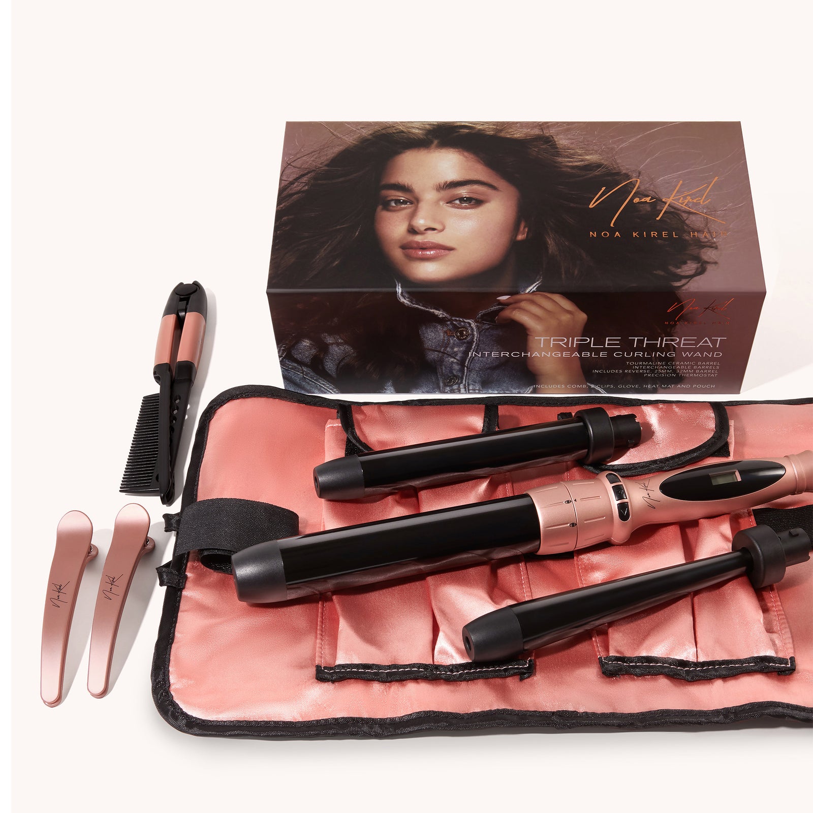 NUME X NKB Triple Threat 3-in-1 Curling Wand