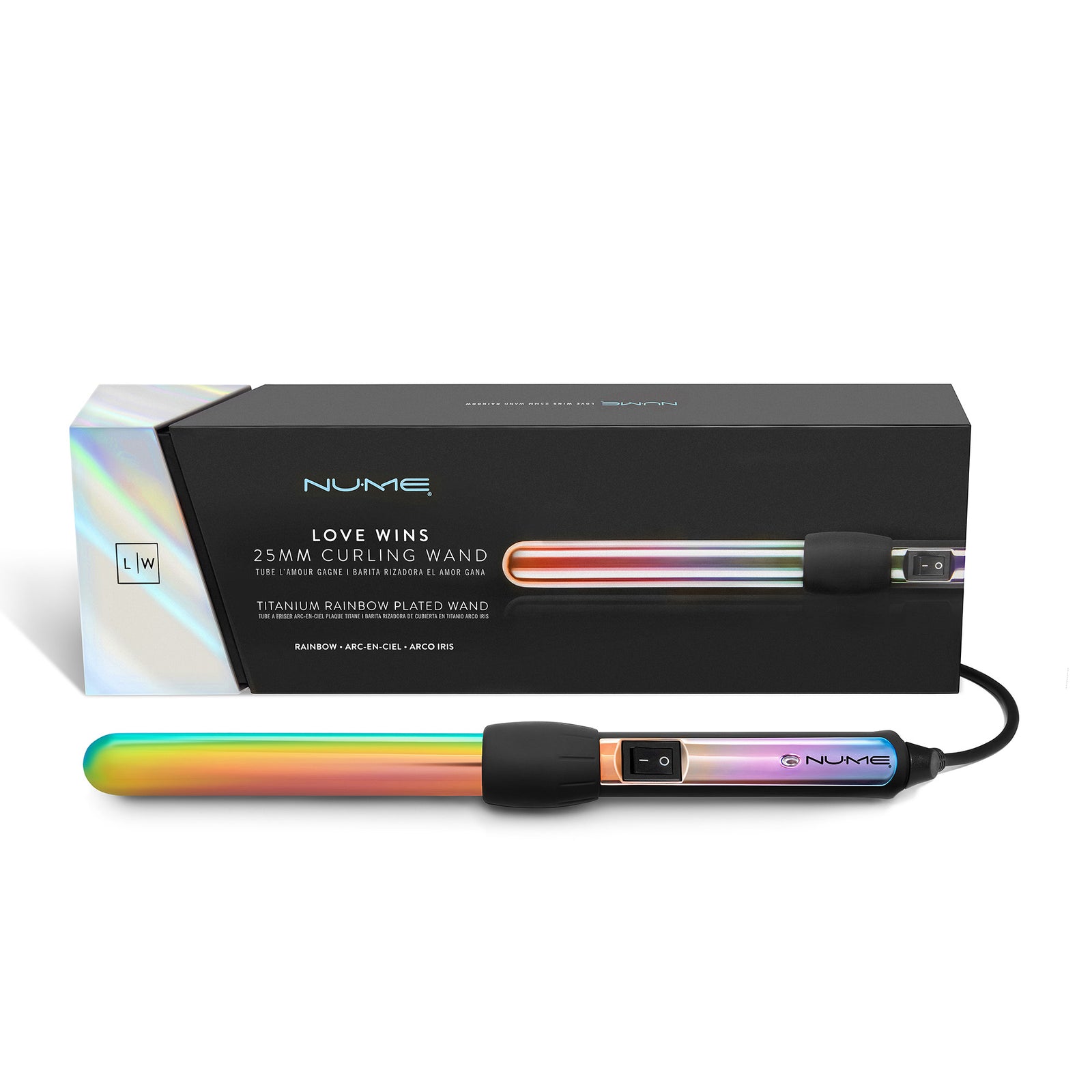 Love Wins Curling Wand – 1” or 1.25” Titanium Barrel Curler
