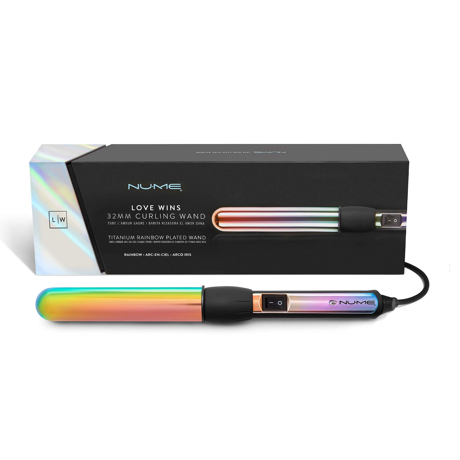 Love Wins Curling Wand – 1” or 1.25” Titanium Barrel Curling Iron