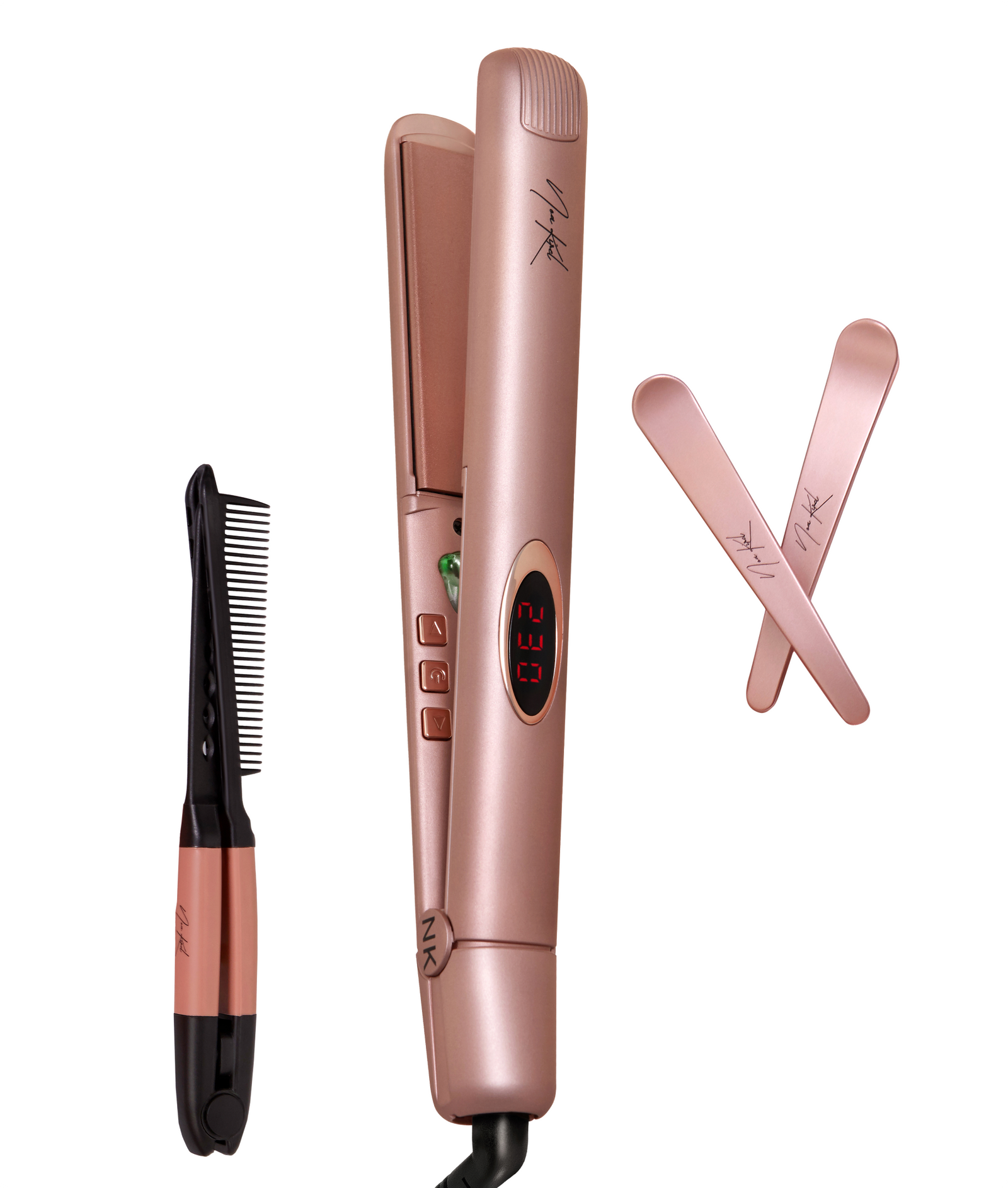 Megastar Flat Iron X NKB Stylista – 1” Tourmaline Hair Straightener