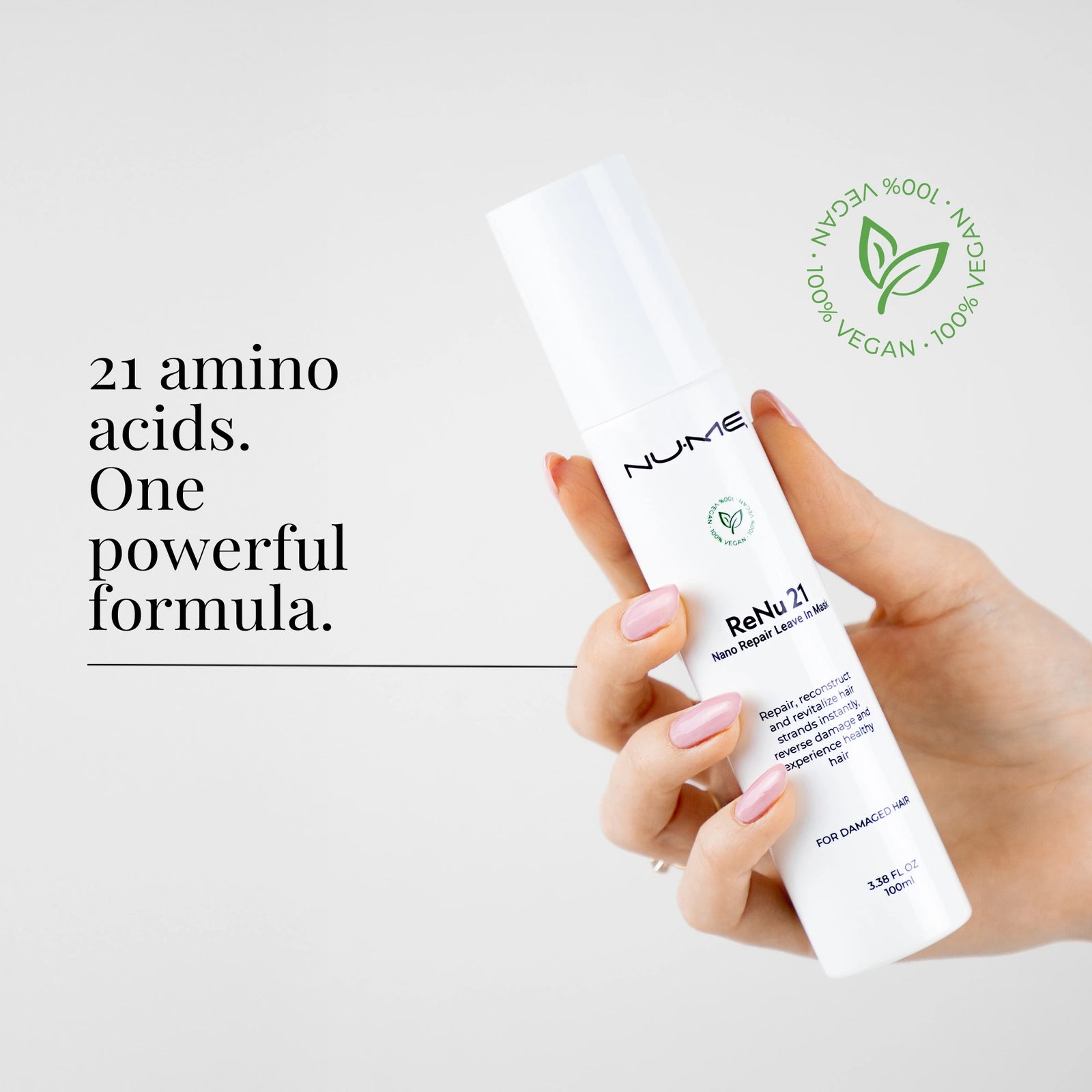 ReNu21 Nano Repair Leave-In Mask – Amino Acid Hair Treatment