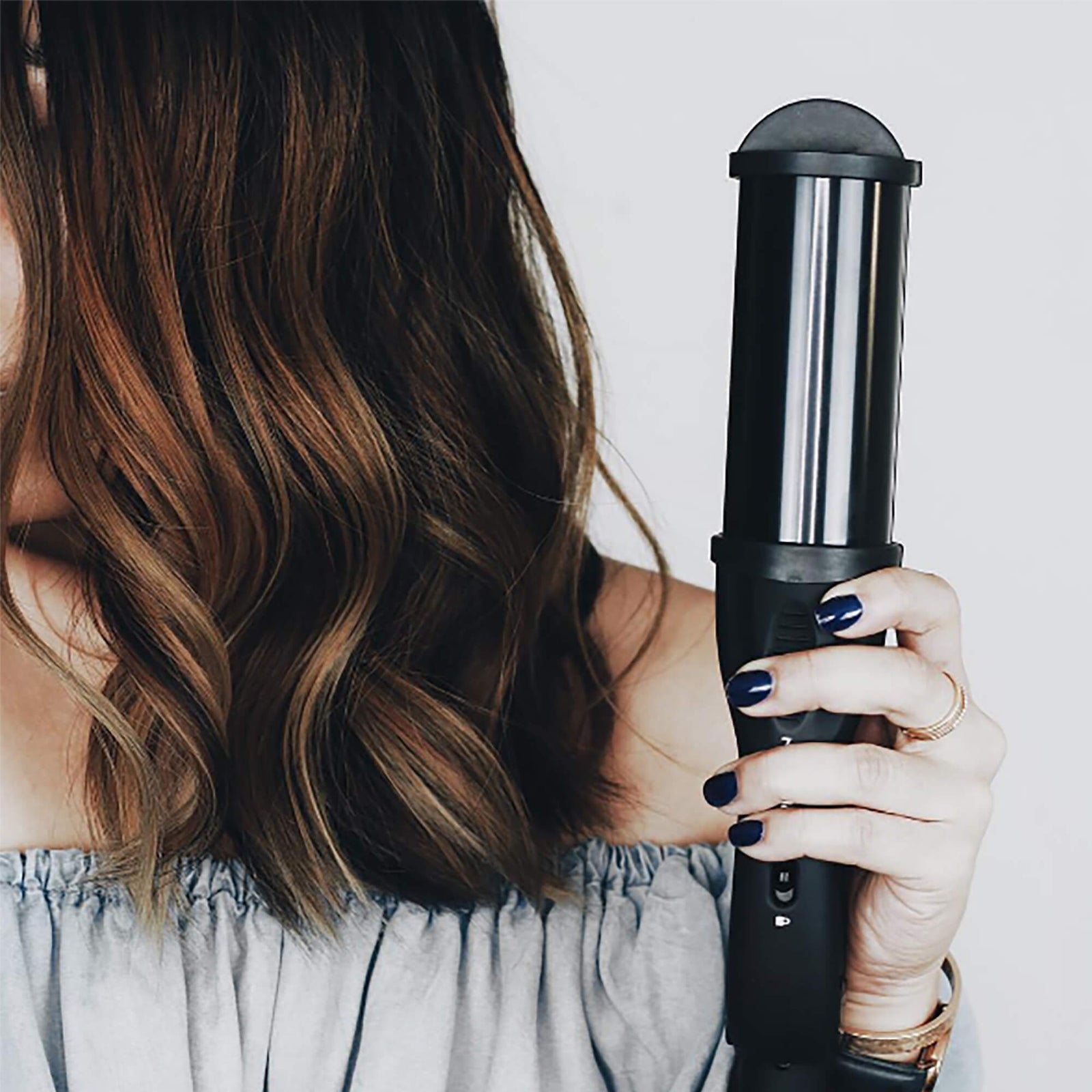 Pentacle 2-In-1 Tourmaline Curling Wand And Deep Waver
