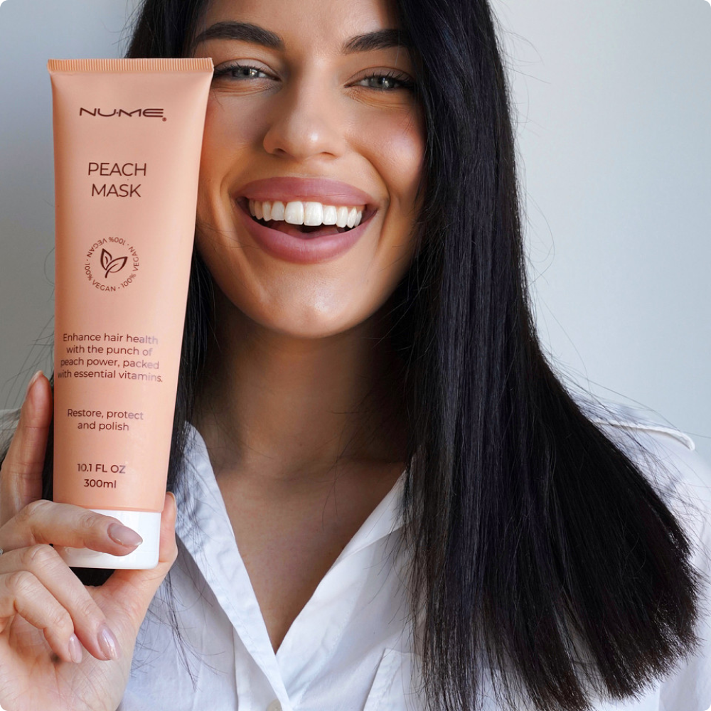 Máscara de pêssego