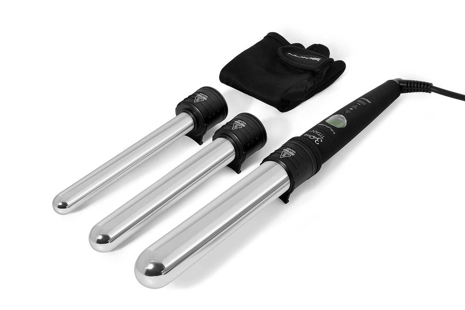 TITAN 3 3-In-1 Curling Wand – Interchangeable Titanium Barrels
