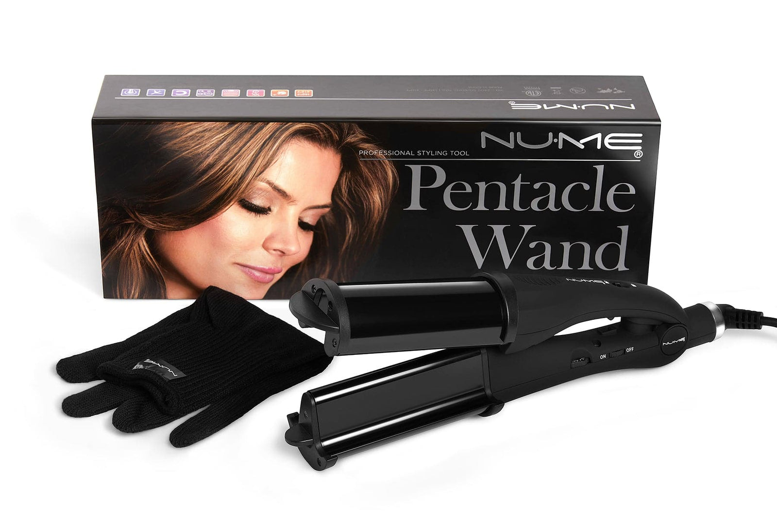 Pentacle 2-In-1 Curling Wand And Deep Waver