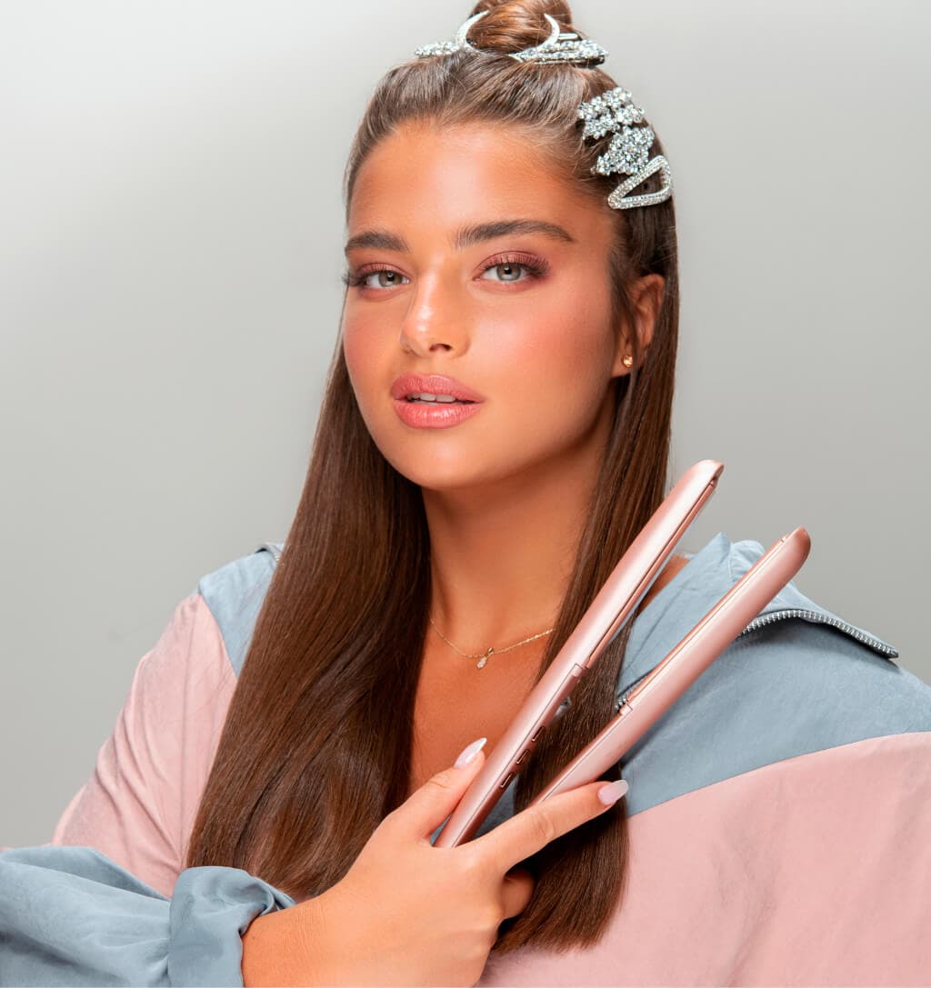 Megastar Flat Iron X NKB Stylista – 1” Tourmaline Hair Straightener