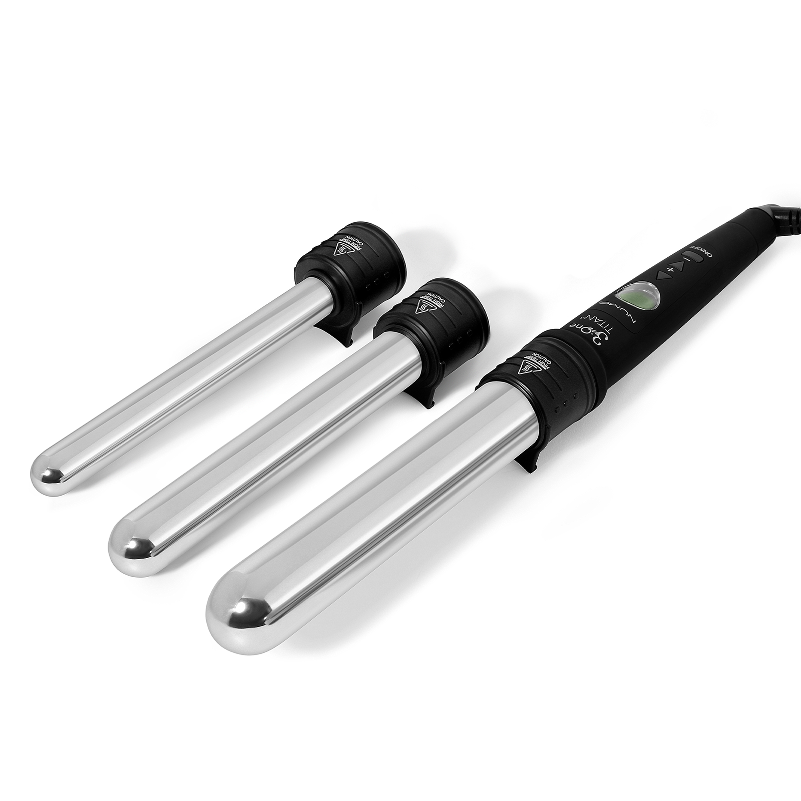 TITAN 3 3-In-1 Curling Wand – Interchangeable Titanium Barrels