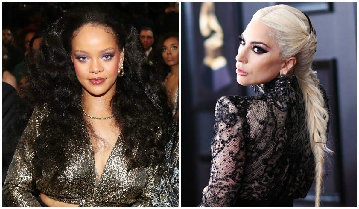 Lady Gaga + Rihanna Inspired 2018 Hairstyles at the Grammys