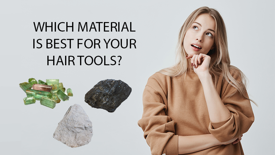 Tourmaline, Ceramic or Titanium Hot Tools: Which material is the best?