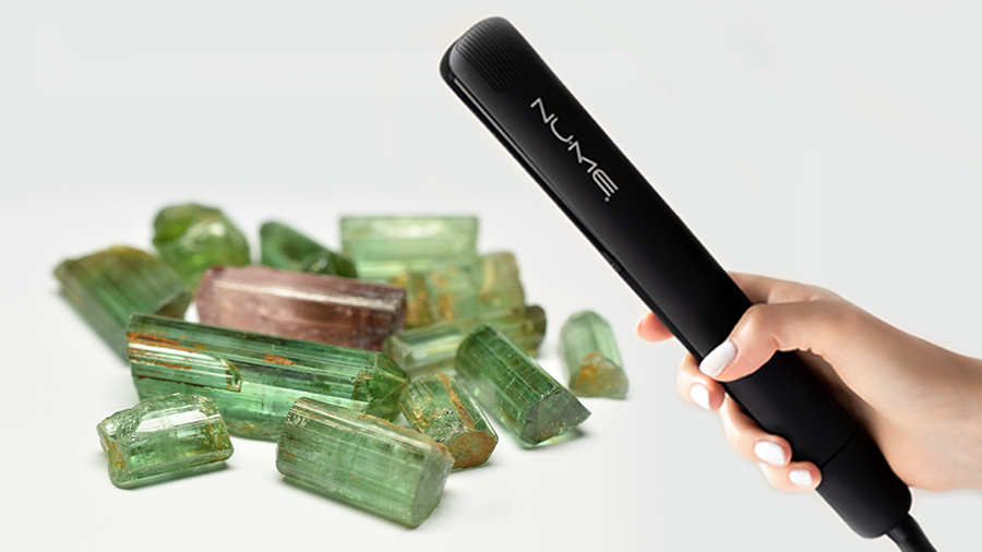 Why is Tourmaline used in hair tools?