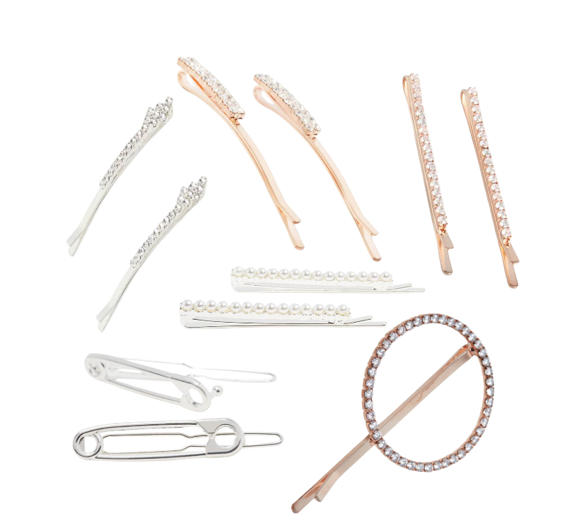 Glam Sparkle Hair Pin Bundle