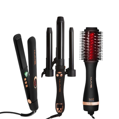 Total Transformation Styling Bundle – Straighten, Dry & Curl