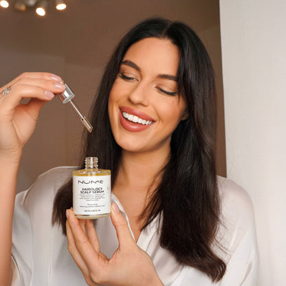 Sérum de support du cuir chevelu végétalien - soins quotidiens pour les cheveux éclaircissants