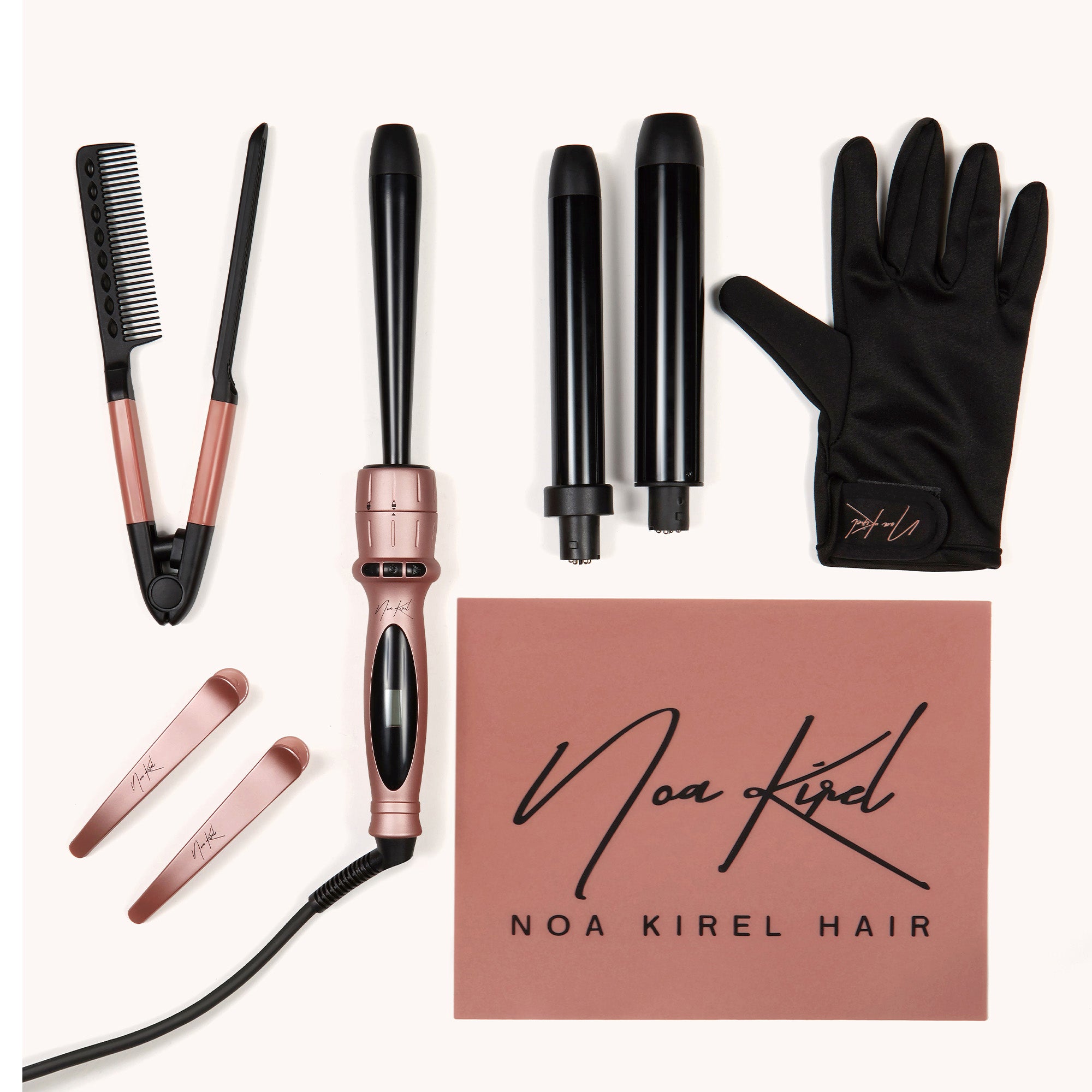 NUME X NKB Triple Threat 3-in-1 Curling Wand Set