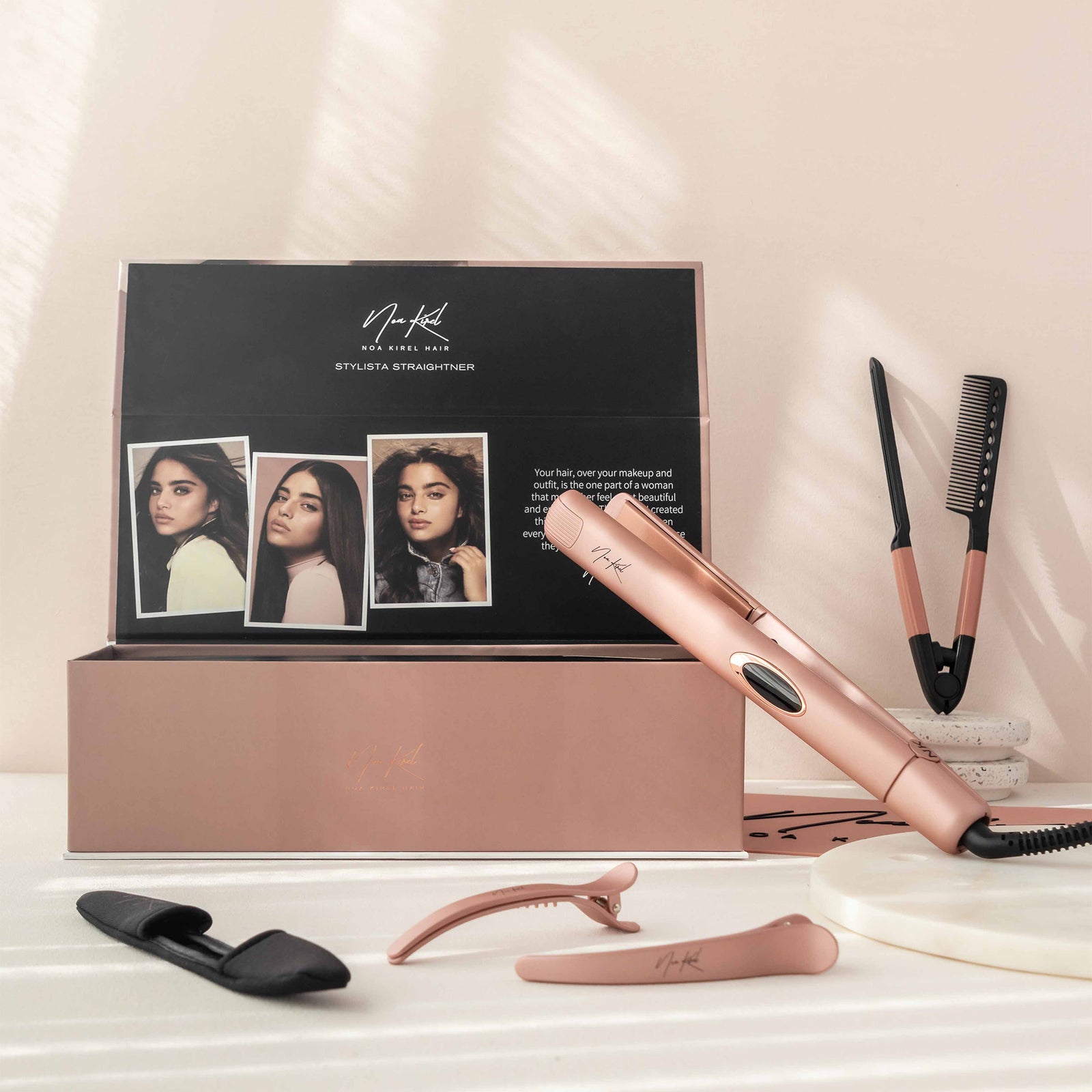 Megastar Flat Iron X NKB Stylista – 1” Tourmaline Hair Straightener