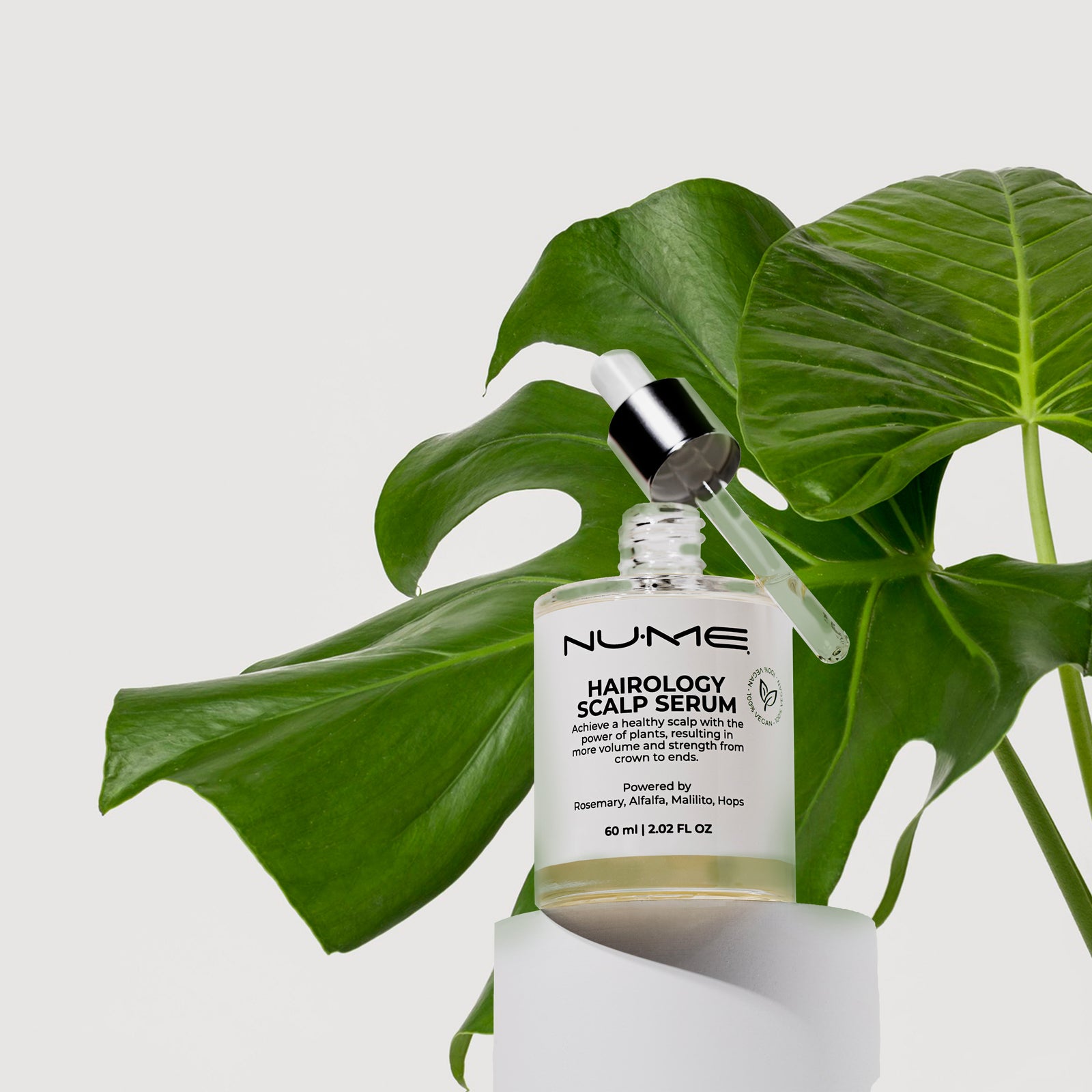 Sérum de support du cuir chevelu végétalien - soins quotidiens pour les cheveux éclaircissants