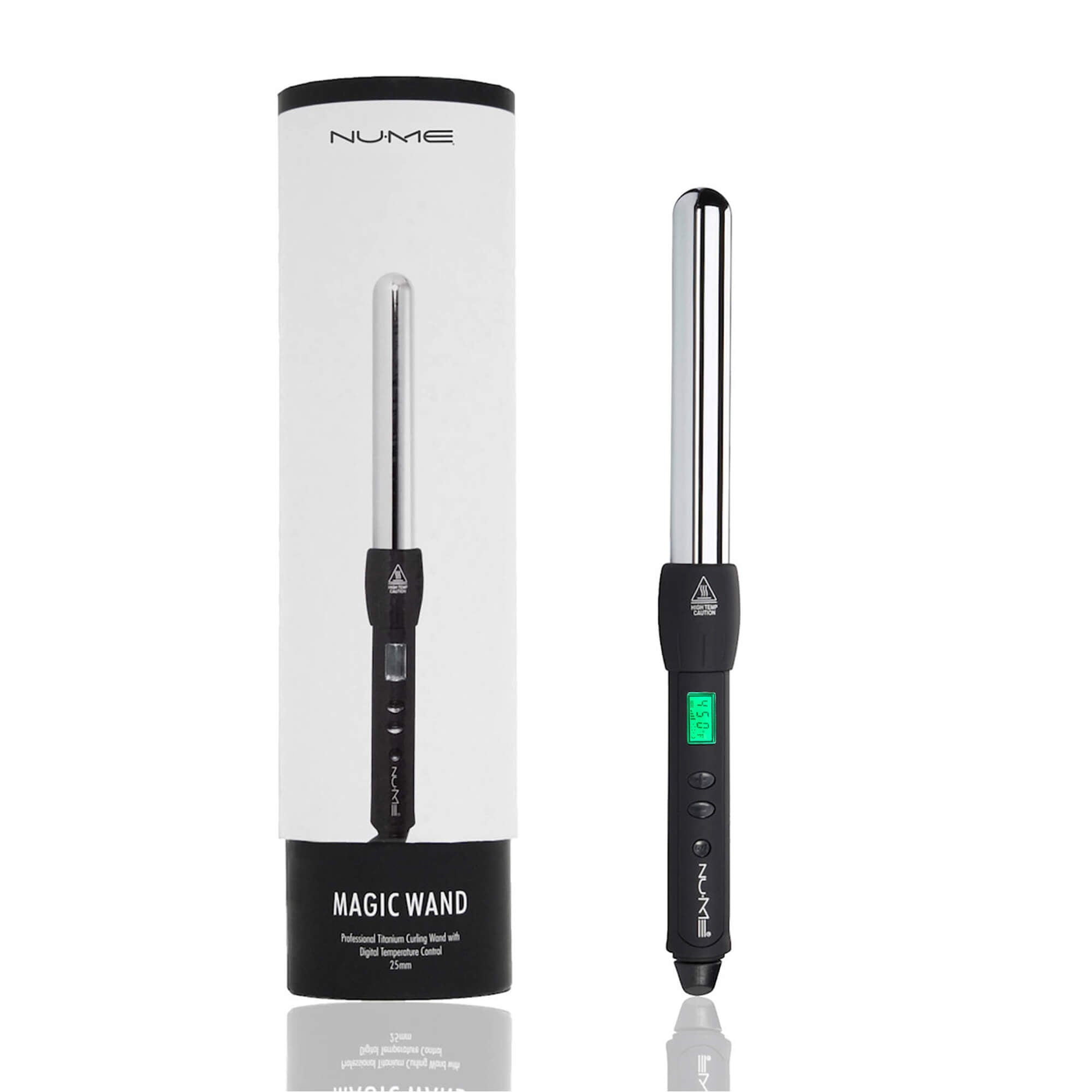 Titanium Curling Wand - NuMe Magic Curling Wand for Thick and