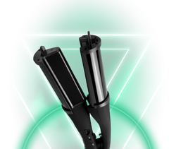 NUME Pentacle 2-In-1 Curling Wand And Deep Waver