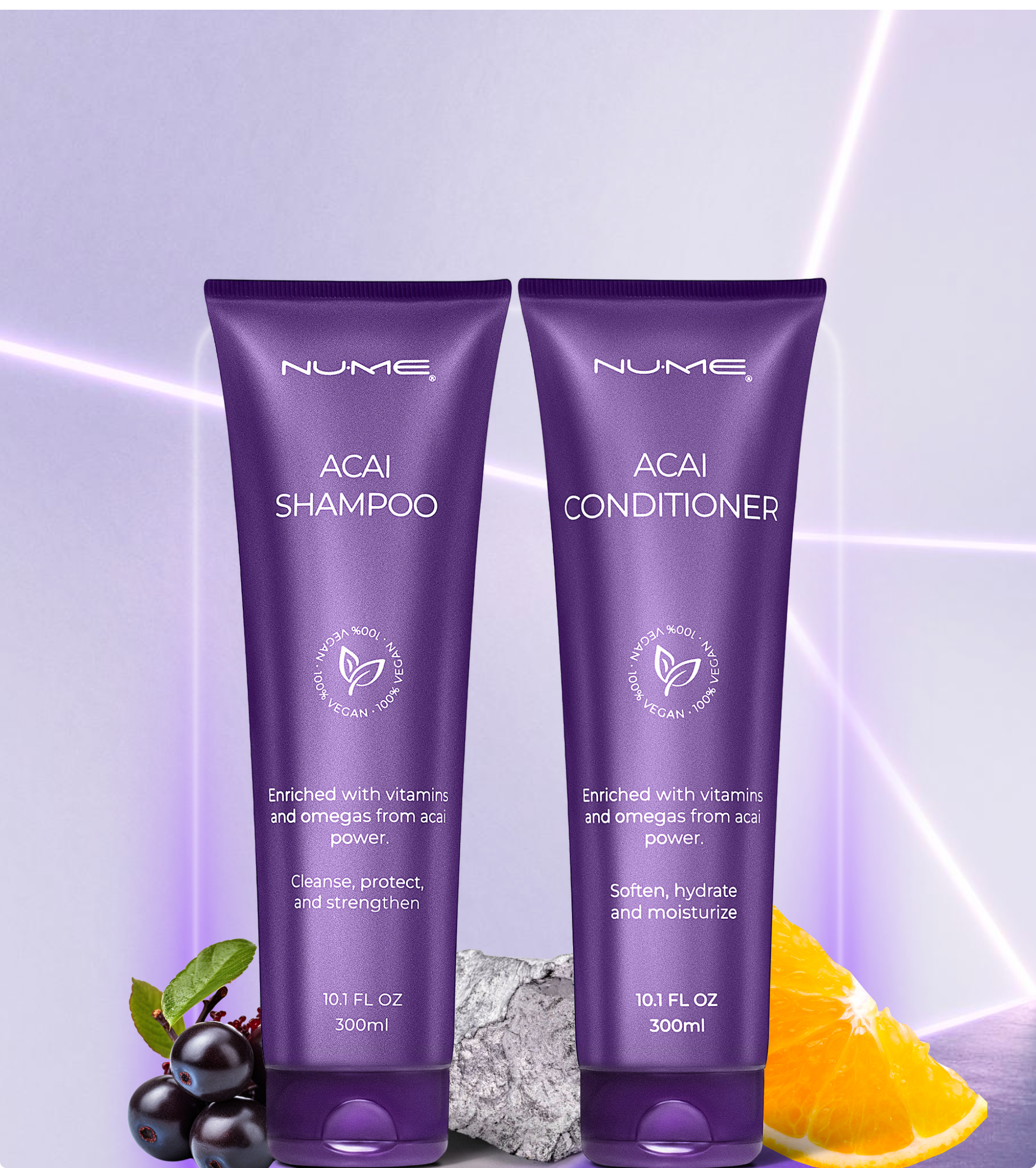 Dúo Champú + Acondicionador NuMe Acai