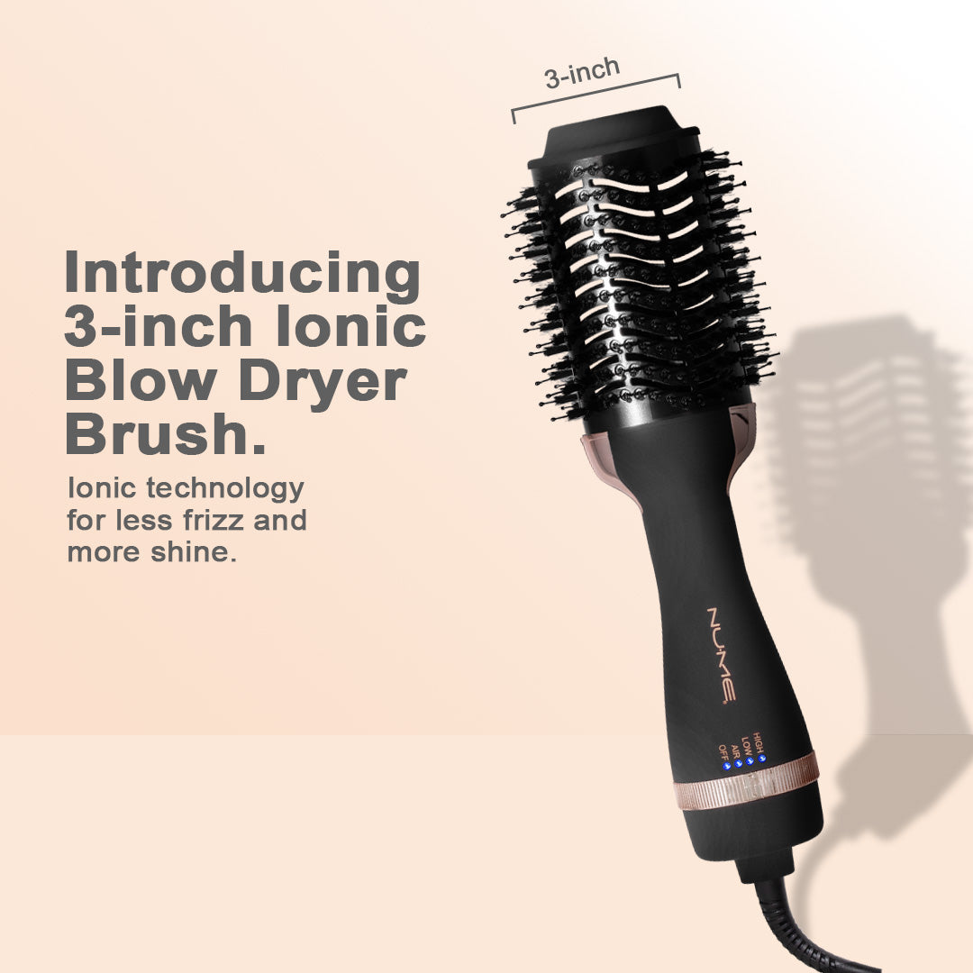 Aero Blow Dryer Brush – 3” Volumizing Hot Air Oval Brush
