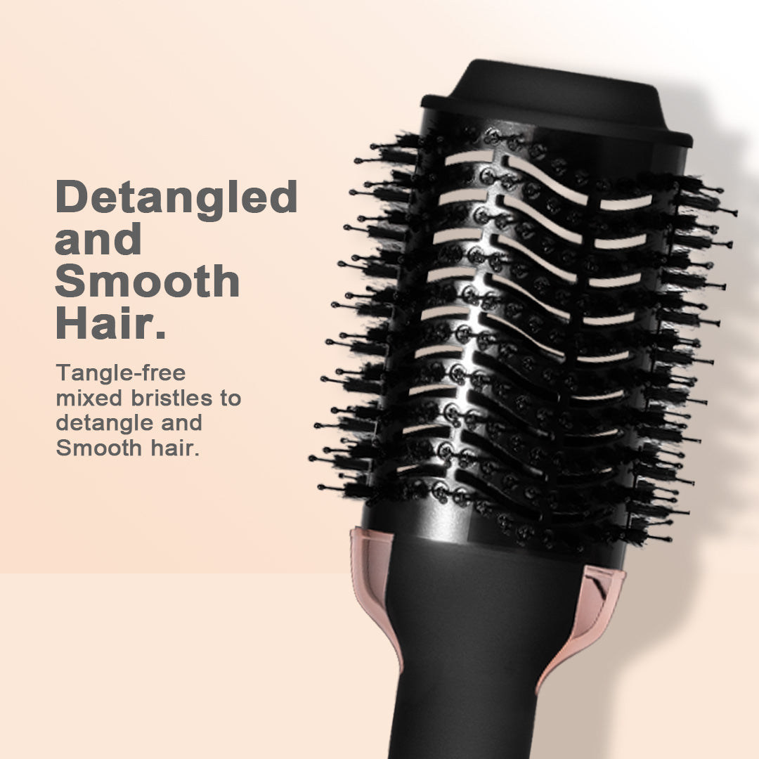 Aero Blow Dryer Brush – 3” Volumizing Hot Air Oval Brush – NuMe