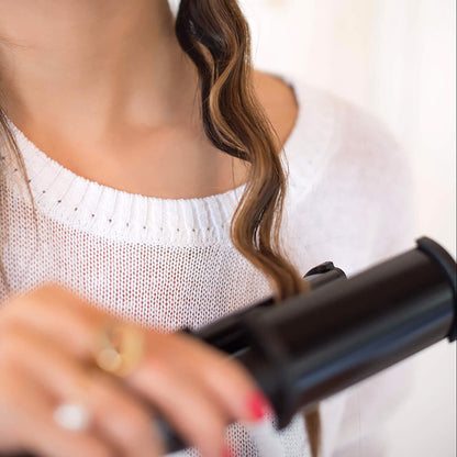 Pentacle 2-In-1 Tourmaline Curling Wand And Deep Waver