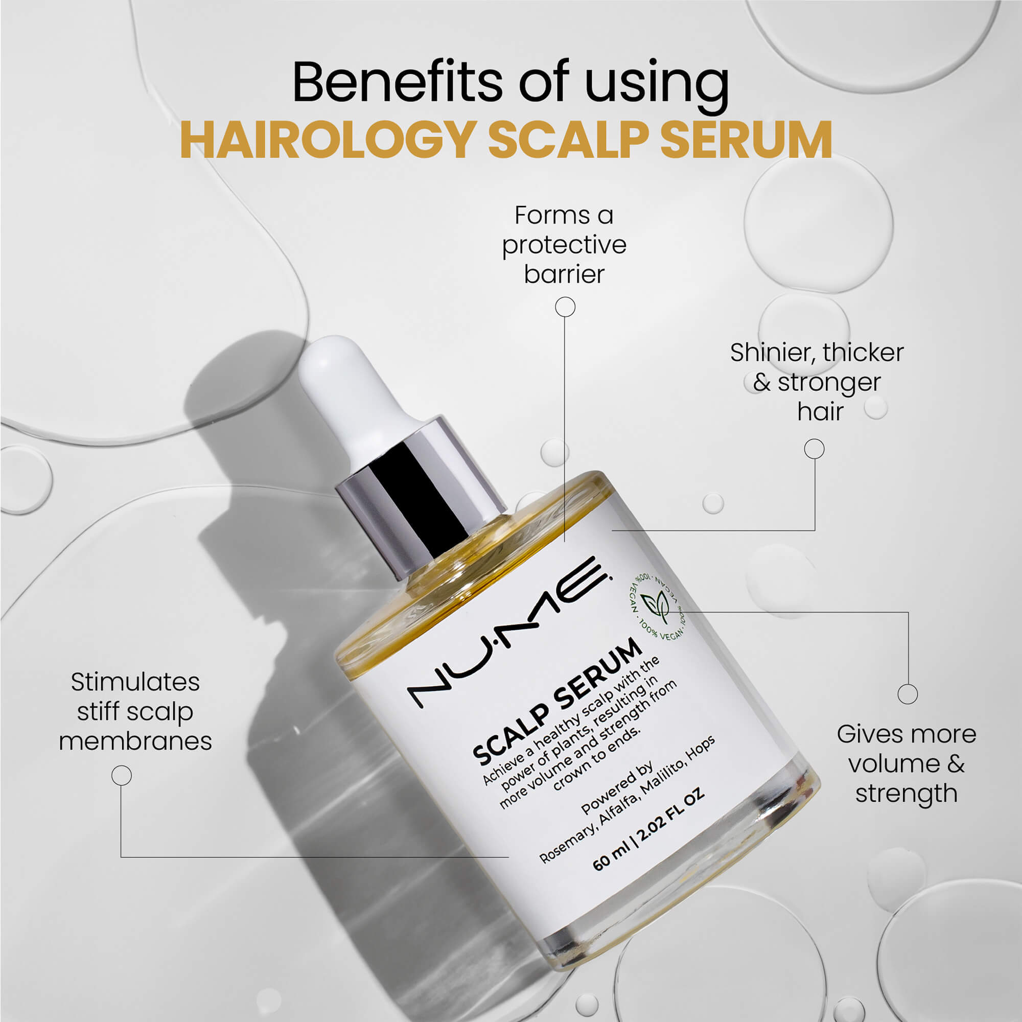 Vegan Scalp Support Serum – Daily care for thinning hair