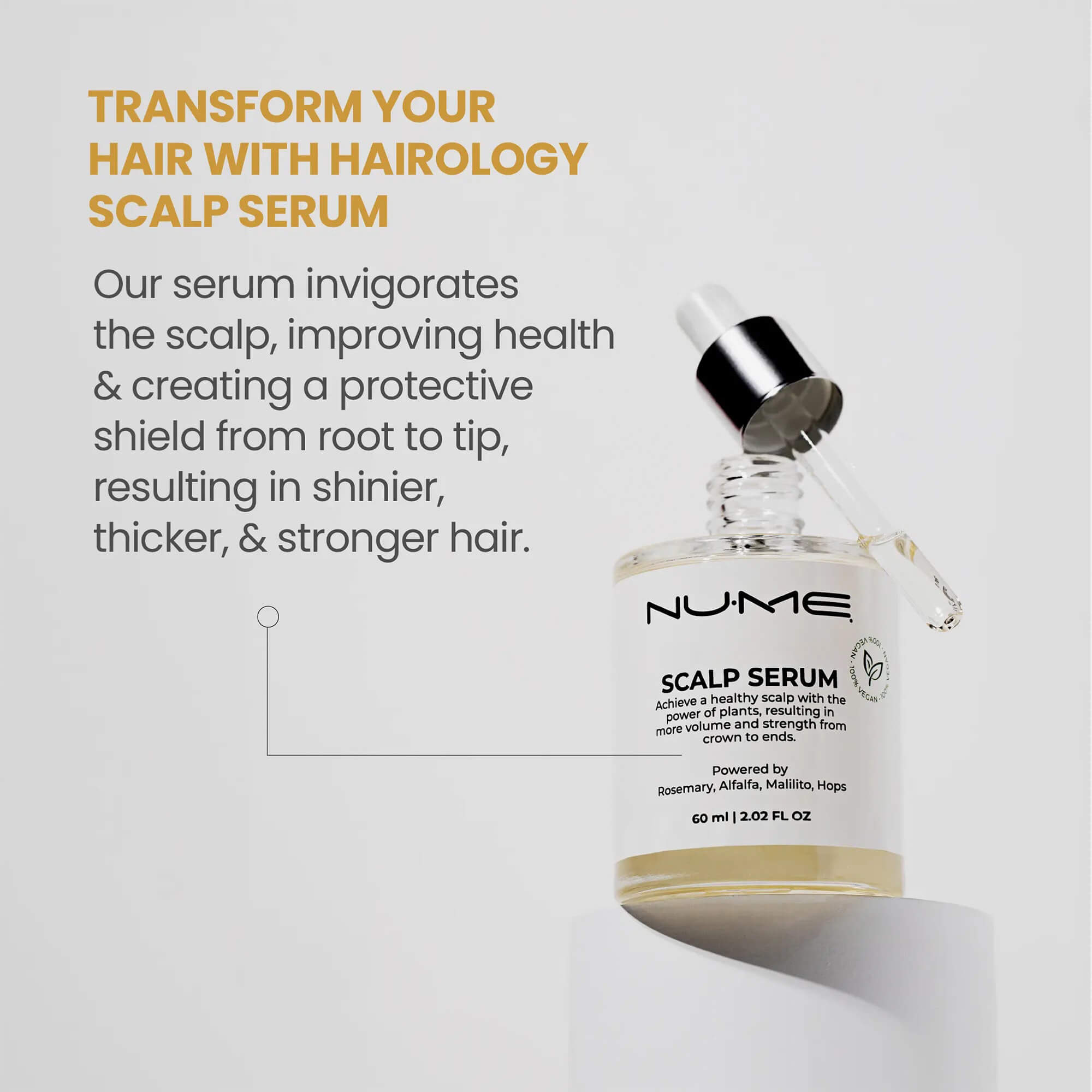 Vegan Scalp Support Serum – Daily care for thinning hair