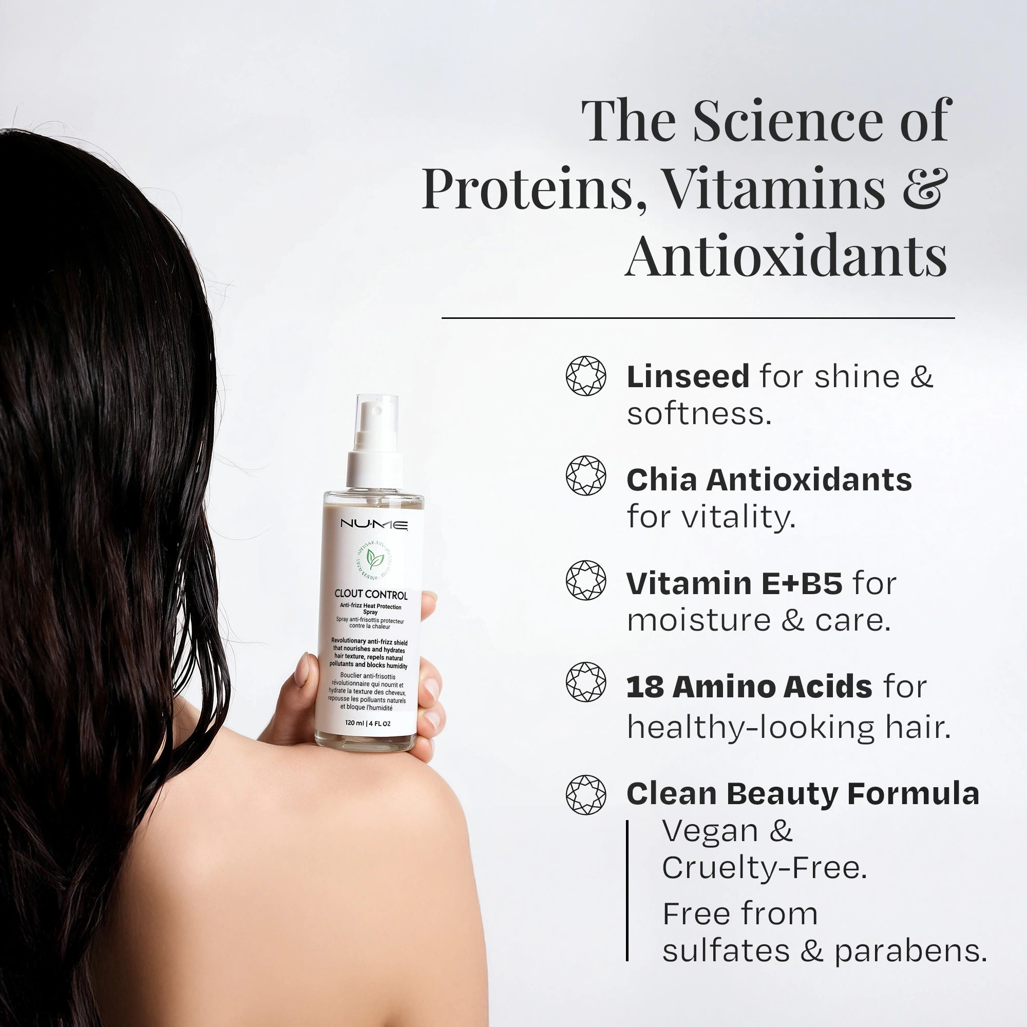 Clout Control – Anti-Frizz & Heat Protectant Spray