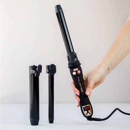 Automatic Rotating 3-in-1 Curling Iron Set