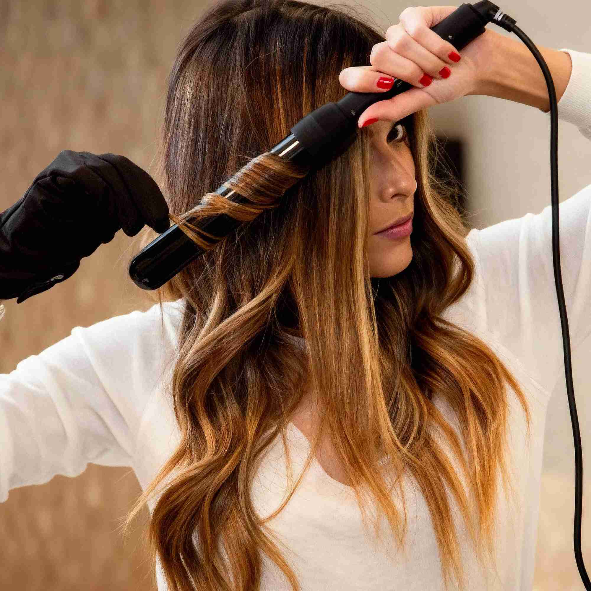 5-in-1 Curling Wand Set, Lustrum Interchangeable Curler - NuMe
