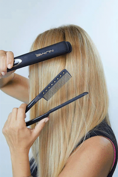 Flat iron with a comb online