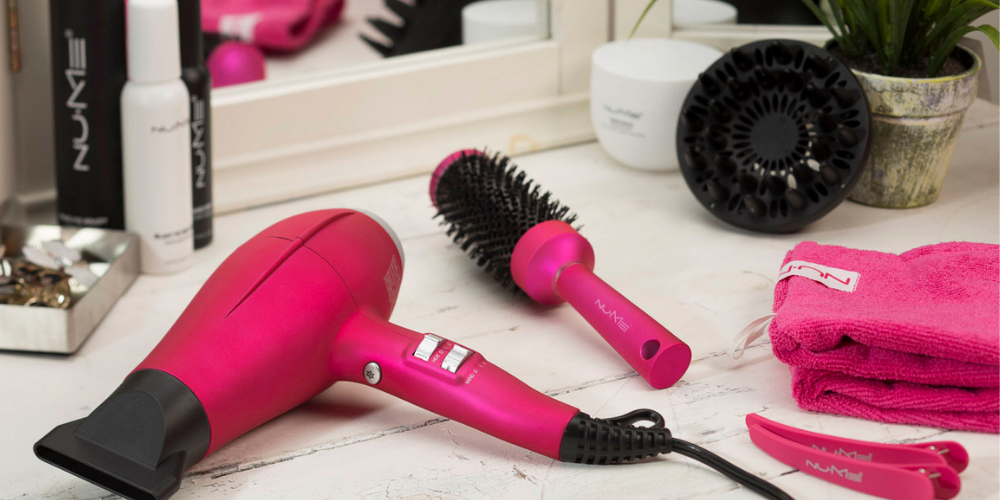 Hair dryer shop set
