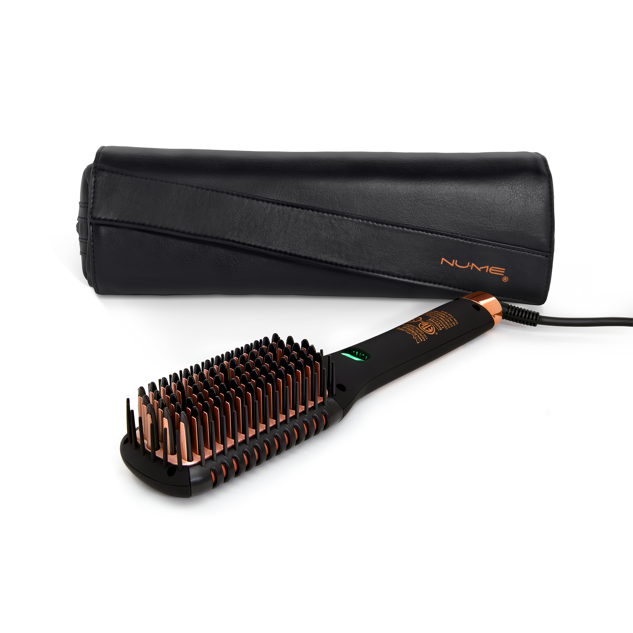 Hair straightening on sale brush in stores